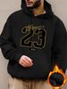 Vintage 23 Print Hoodie Men's Cool Hoodie Men's Casual Graphic Design Pullover Hoodie Sweatshirt_viptrois.com