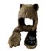 Cute Fox Ears Plush for Women, 2024 Autumn Winter Hats and Scarves in One Warm Ear Protection, Lei Feng Hat Trendy_viptrois.com