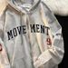 2022 New Zipper Hoodie Letter Youth Hooded Sweatshirt Unisex Jacket Top_viptrois.com