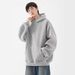 Half Zip Hoodie Men's Winter Vibe Trendy Brand Solid Color Hoodie Casual Versatile Couple Sports Jacket_viptrois.com