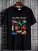 The Cephalopod: Octopus, Squid, Cuttlefish, And Nautilus T-Shirt Size S-5XL Stylish Breathable Graphic Homme Designer Clothes Slightly Stretched_viptrois.com