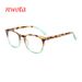 New Contrast Color Bean Curd Leopard Print Rice Nail Glasses Spring Foot Frame Reading Glasses_viptrois.com