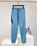Men's Clothing glued oblique zipper tapered sweatpants trousers 163 side zipper_viptrois.com