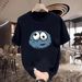 2025 Summer Loose Men And Women Pullover 100% Cotton Short Sleeve T-shirt_viptrois.com