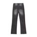 Men's ClothingAmerican High Street Vibe Style Washed Black Flared Couple Jeans Slim Fit Drape Pants Trendy New Style_viptrois.com