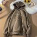 Suede-Fleece Hooded Pullover – Heavyweight Distressed V-Neck Streetwear Jacket (M-3XL, Retro Fit)_viptrois.com