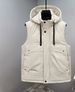 Oversized Quilted Vest For Men – Winter Thickened Sleeveless Jacket (Plus Size 7XL, Zipper Front, Military Green/Black/Beige)_viptrois.com