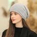 2022 Autumn/Winter New Knitted Children's Warmth and Cold Protection Headband Stacked Woolen Rabbit Hair Hat_viptrois.com