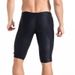 Swimming trunks men's boxer waterproof sharkskin comfortable breathable tide hot spring quick-drying large size swimming trunks_viptrois.com
