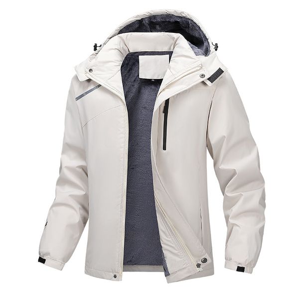 2025 Men's Fleece Thickened Padded Jacket Jacket New Large Size Outdoor Jacket Casual_viptrois.com