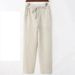 Men's Clothing Cotton And Linen Casual Pants Spring And Autumn Thin Pants Men's Loose Straight Pants Chinese Style Elastic Waist Chinese Trousers_viptrois.com