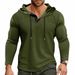 2026 European-USA Style Fashion Hoodies Outerwear Men's Pure Color Long Sleeve Casual Loose Hooded Sweatshirts S-3XL_viptrois.com