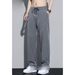 Korean Style Men's Casual Pants - Loose Fit Retro Wide Leg Trousers, Trendy Streetwear & Sporty Comfort_viptrois.com