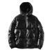 New Hooded Down Cotton-padded Jacket, Thickened Winter Cotton-padded Jacket, Fashionable And Trendy Men's Warm Shiny Cotton-padded Jacket_viptrois.com