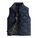 Lightweight Graphene-Infused Down Vest For Men & Women – Stand Collar, Slim Fit, Warm Winter Puffer Gilet In Classic Colors_viptrois.com