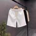 Men's Clothing Waffle Shorts Men's Summer Thin Shorts Men's Sports Loose Straight Beach Pants_viptrois.com