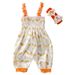 Summer Baby Bodysuit Cute floral lace suspender Bloomers Cool and comfortable girl baby bodysuit_viptrois.com