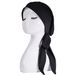 National style elastic ribbon turban hat base hat Baotou hat with strap pirate hat_viptrois.com