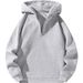 American Casual Zipper Hoodie Loose Sports Sweater Autumn And Winter European And American Streets_viptrois.com