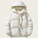 Men's Oversized Hooded Puffer Jacket - Winter Warm Polyester-Filled Coat With Stand Collar, Thickened Loose Fit Casual Outerwear_viptrois.com