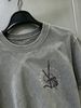 100% Cotton Washed Vintage Men's 3-Pack T-shirts Retro Sword Fighter Print Crew Neck Short Sleeve Casual Tops In Gray Brown Light Gray_viptrois.com