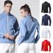 Men's & Women's Stand Collar Training Jacket – Slim-Fit Quick-Dry Zip Up Sports Coat (S-XXXL, Black/White/Navy/Red) | Lightweight Nylon Gym Wear_viptrois.com