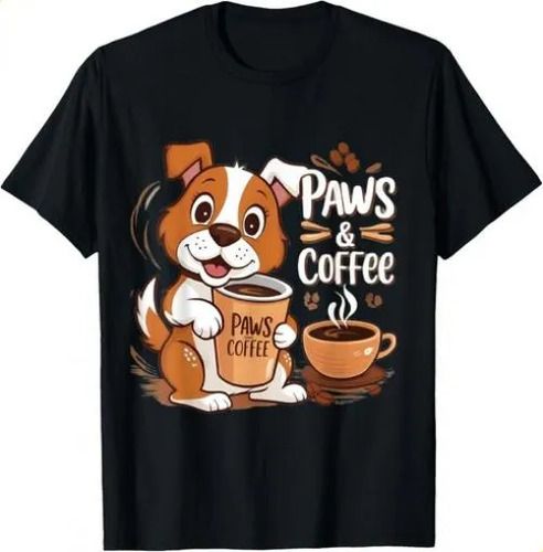 2026 T-shirtcute Lover For Coffee And Dog Lovers T-shi_viptrois.com
