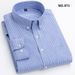 Men's Wrinkle-Free Oxford Shirt – High Cotton Comfort Stretch Slim Fit Casual Long Sleeve Shirt With Check & Stripe Patterns_viptrois.com
