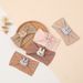 INS European and American Children's Hair Accessories Cute Rabbit Baby Hair Band Nylon Jacquard Baby's Wide Side Fontanelle Headband_viptrois.com