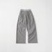 Men's Clothing Sports Trousers Woven Ribbon Loose Slim Light Pants Wide Leg Pants High Waist Commuter Ins_viptrois.com