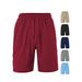 Premium Products Men's TK Cargo Tray Summer Loose Breathable Micro Elastic Towel Jacquard Fabric Men's Casual Shorts_viptrois.com