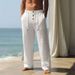 Men's 3D Textured Solid Color Casual Pants Spring Fashionable Button Down Loose Fit Trendy New Arrival_viptrois.com