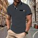 New Men's Simple And Versatile Top Line Slim Fit Short Sleeved T-shirt_viptrois.com