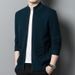 1 Aoshi Sheep Brand Pure Wool For Men, Autumn And Winter Thick Knitted Cardigan, Trendy Middle-aged Dad Men's Sweater_viptrois.com