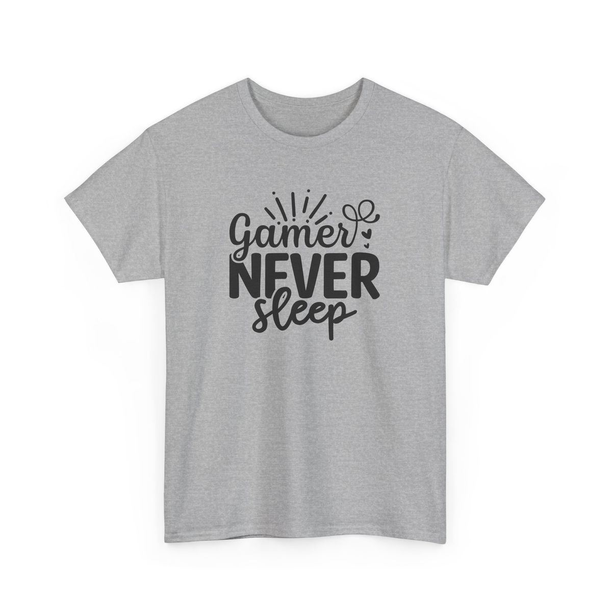 Gamer Never Sleep T-Shirt Mens Womens Tees Top | Video Game Lover Tee | Fun Gamer Shirt_viptrois.com