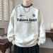 Fattened Plus Size Sweater Men's Spring And Autumn American Casual Loose Clothes Tie-dye Long-sleeved T-shirt Without Hat_viptrois.com
