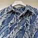 Men's Clothing 2024 Spring and Autumn New American Retro Fashion Brand Loose Raw Edge Design Niche High Street Denim Jacket Women's Jacket_viptrois.com