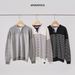 Nordmann APO Men's Clothing|Men's Sweater Autumn Loose Two-Piece Color Block Striped Knit Long Sleeve Inner Top_viptrois.com
