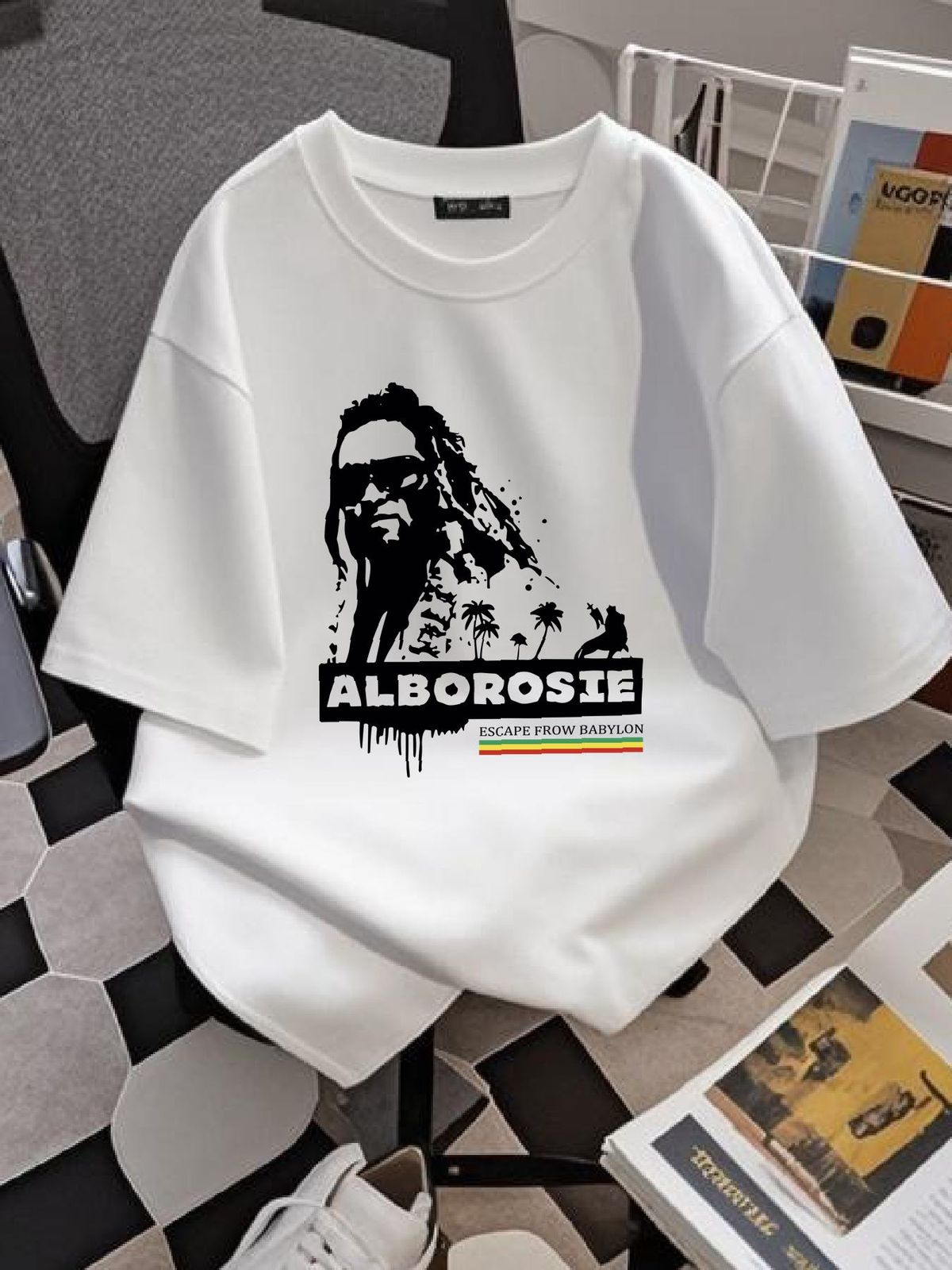 Alborosie Reggae T Shirt Jamaica Music Bob Damian Marley Protoje Rasta Streetwear Comfortable Soft Fashion Homme Unisex Casual Slightly Stylish_viptrois.com