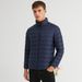 Men’s Lightweight Down Jacket – 90% White Duck Feather Filled, Stand Collar, All-Season Casual Coat (Black/Navy/Gray, M-4XL, 600FP)_viptrois.com