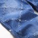 Punk Dark Blue Beaded Fashion Trend Non Elastic Loose Straight Men's Jeans_viptrois.com