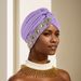 New Fashion Pleated Watermelon Hat With Round Diamonds On The Side Of The Head Indian Hat Turban Hat_viptrois.com