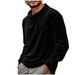 Men's Clothing Long Sleeve Velvet Turtleneck T-Shirt - Soft Thermal Comfort Fit Casual Pullover For All Seasons (Multiple Colors & Sizes Available)_viptrois.com