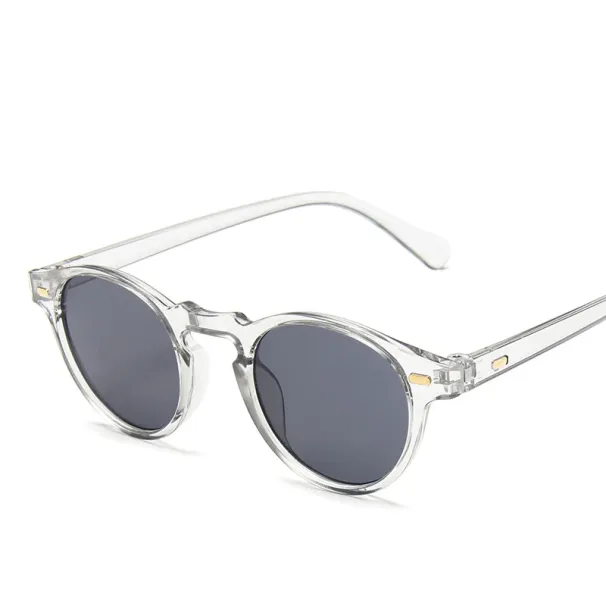 2025 Round Cat Eye Men Brand Designer Vintage Driving Sunglasses Fashion Retro Male Shades Women Oculos De Sol_viptrois.com