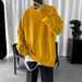 Loom Autumn Wint Hong Kong Style Inn Men Korean Vsion Loose Trendy High Neck Knitted Casual Vsatile Solid Color_viptrois.com