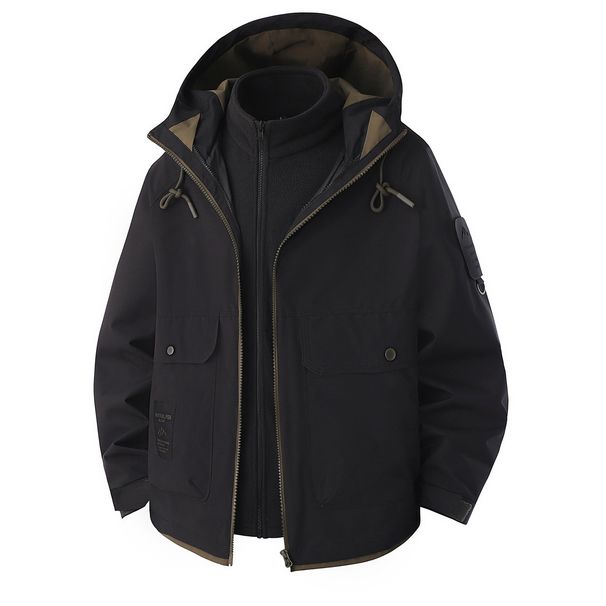 New Jacket Jacket Men's And Women's Same Tooling Wind Jacket Autumn And Winter Warm Outdoor Mountaineering Travel Jacket_viptrois.com