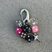 Original Purple Gold Handmade Dice String Lucky Pendant Couple Bag Pendant High Value Accessories Niche Keychain Pendant_viptrois.com