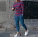 European And American New Sweater Suit Men's Casual Round Neck 3D Digital Printing Two-piece Suit Men's Suit_viptrois.com