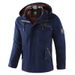 Men's Waterproof Hooded Jacket Windproof Casual Coat Lightweight Outdoor Zipper Jacket For Spring & Autumn_viptrois.com