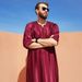 Men's Clothing New Middle Eastern Moroccan Dubai Clothing Striped Robe Mid Sleeve Embroidered Saudi Arabic_viptrois.com